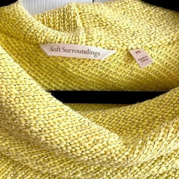 Soft Surroundings Cowl Neck Asymmetrical Sweater SP - Picture 4 of 7